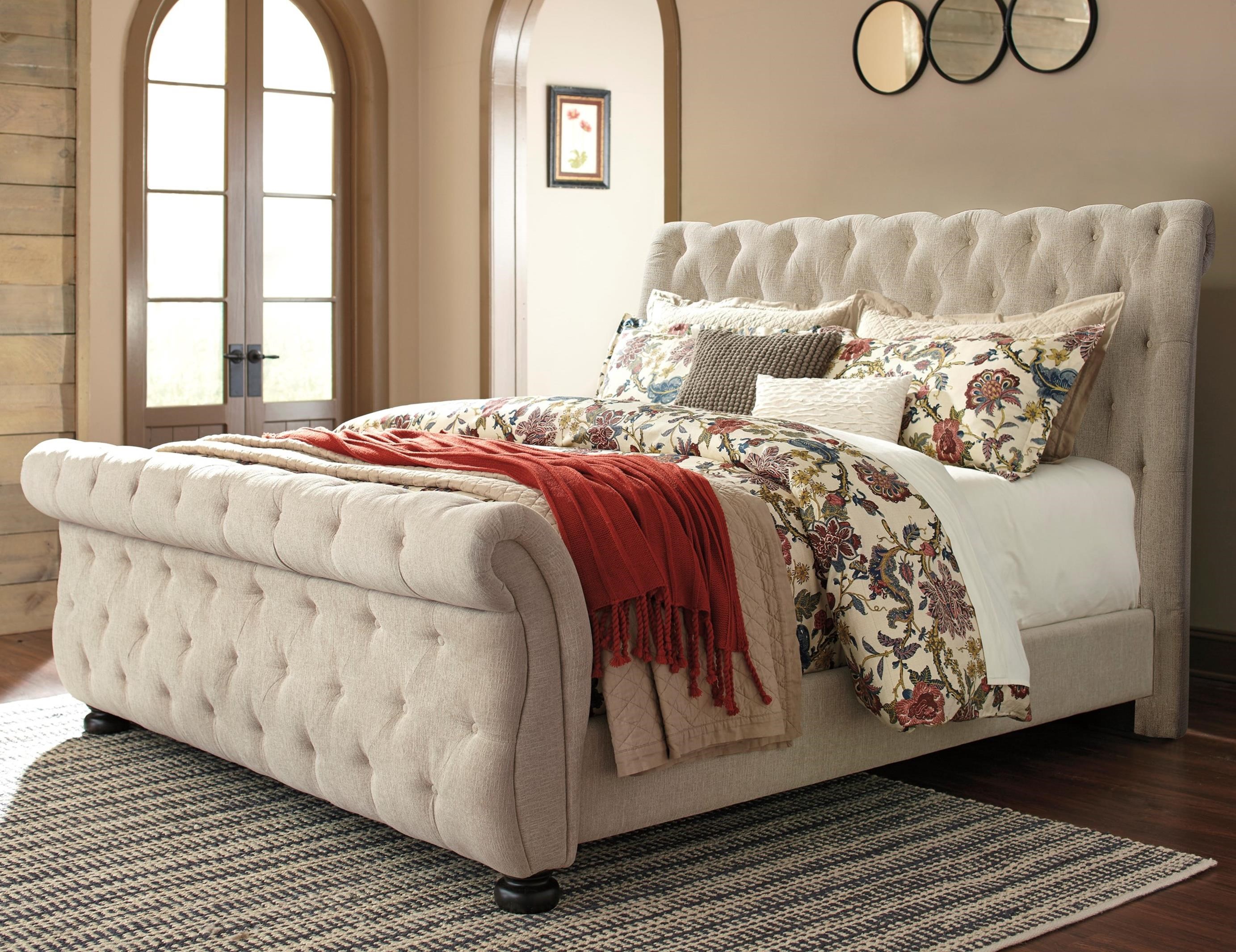 16+ Ashley Furniture Tufted Sleigh Bed Pics