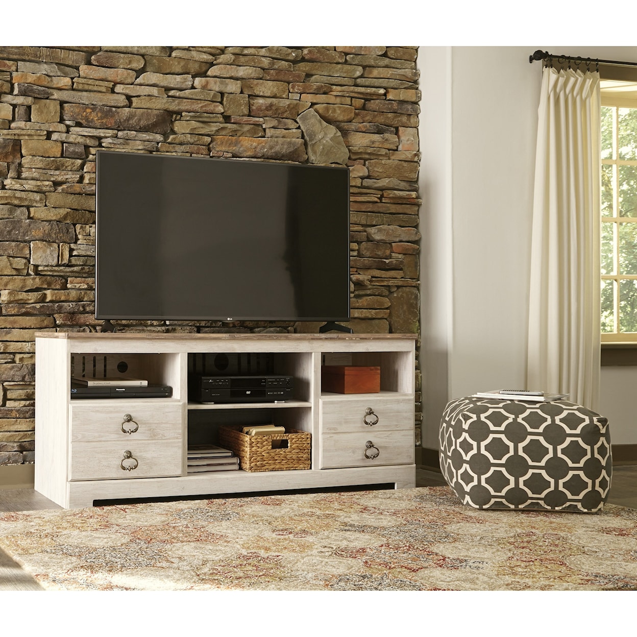 Signature Design by Ashley Furniture Willowton Large TV Stand