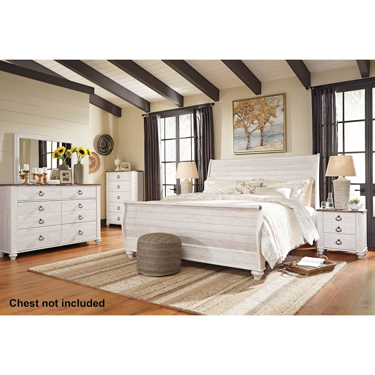 Signature Design by Ashley Furniture Willowton King Bedroom Group