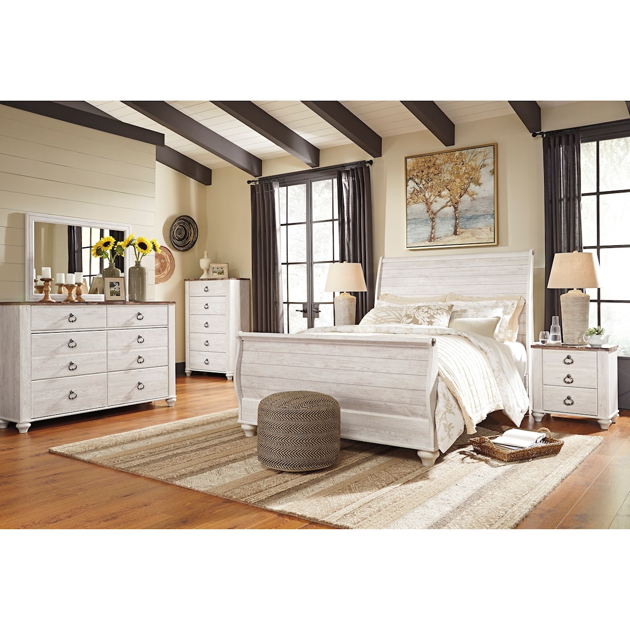 Signature Design by Ashley Willowton Queen Bedroom Group