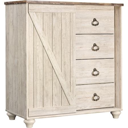 Dressing Chest with Rustic Look Top