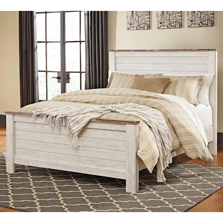 Queen Panel Bed