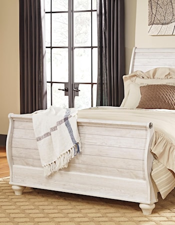 Queen Sleigh Bed