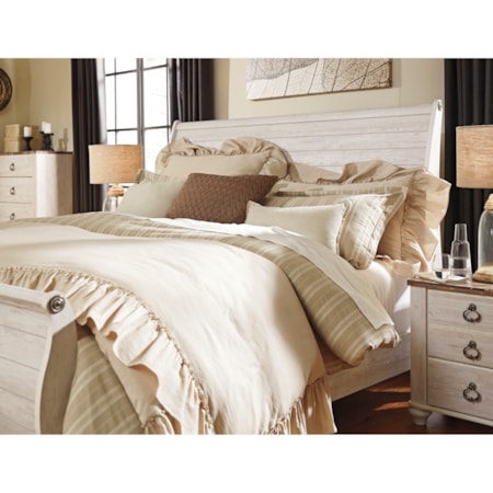King Sleigh Bed