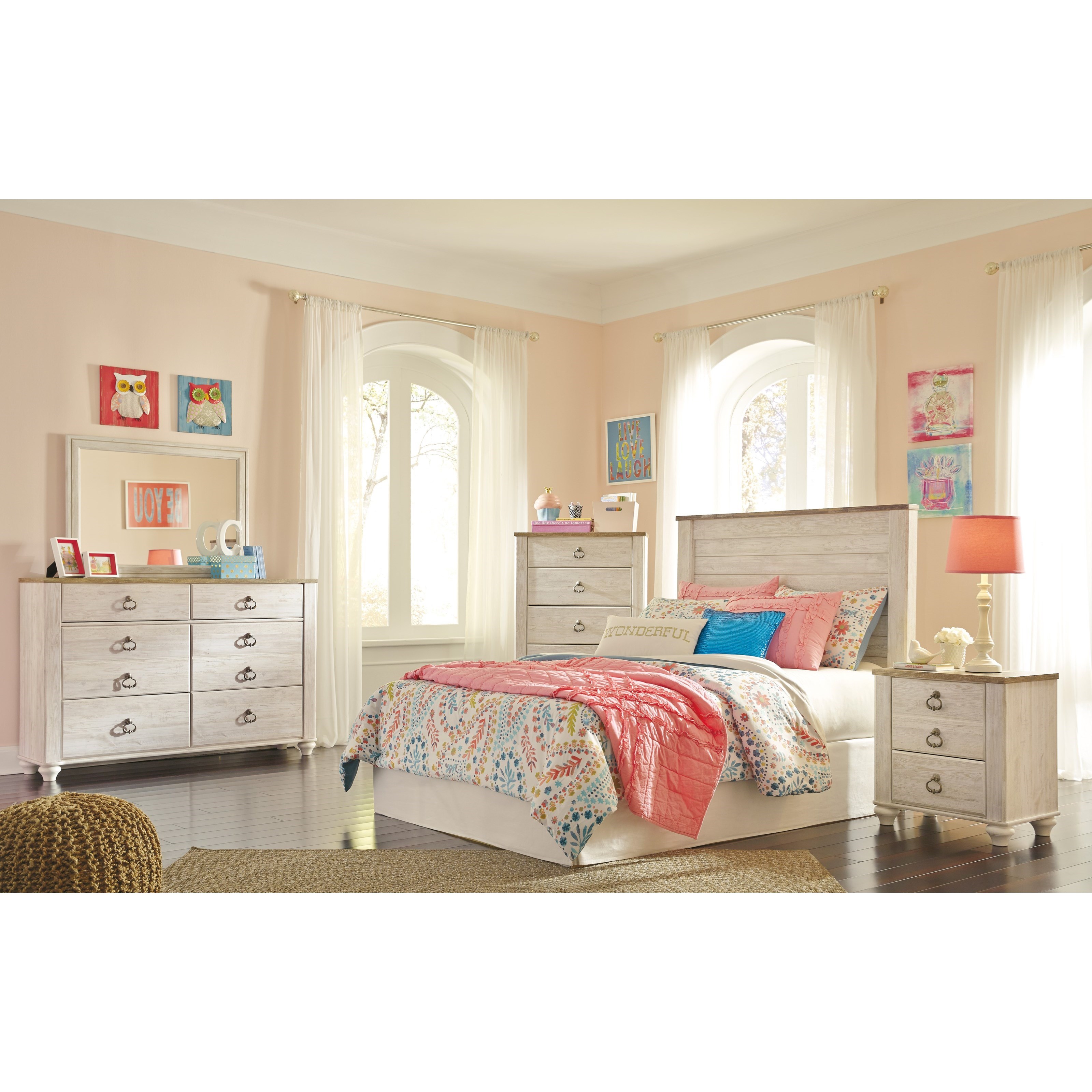 Willowton twin top bedroom set