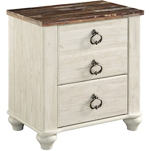 Signature Design by Ashley Willowton 2-Drawer Nightstand