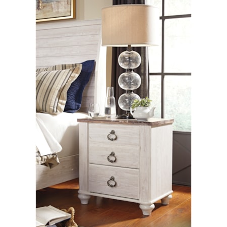 2-Drawer Nightstand