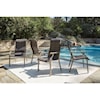 Signature Design by Ashley Windon Barn Set of 4 Arm Chairs