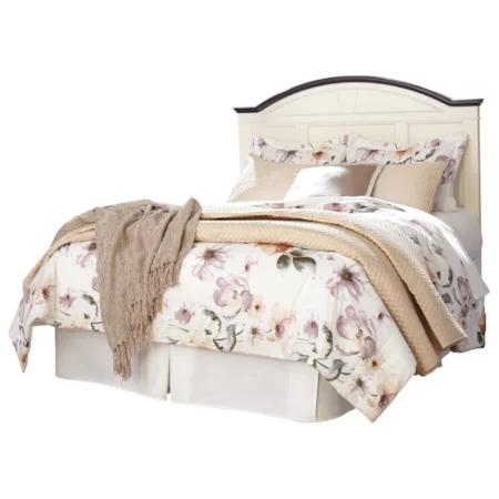 Queen Panel Headboard with Arched Shape