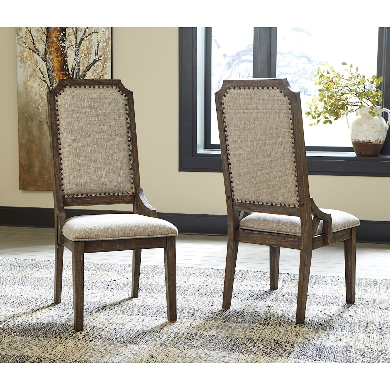 Signature Design by Ashley Vincent Dining Upholstered Side Chair