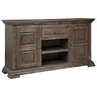 Farmhouse Wire-Brushed Pine Dining Room Server