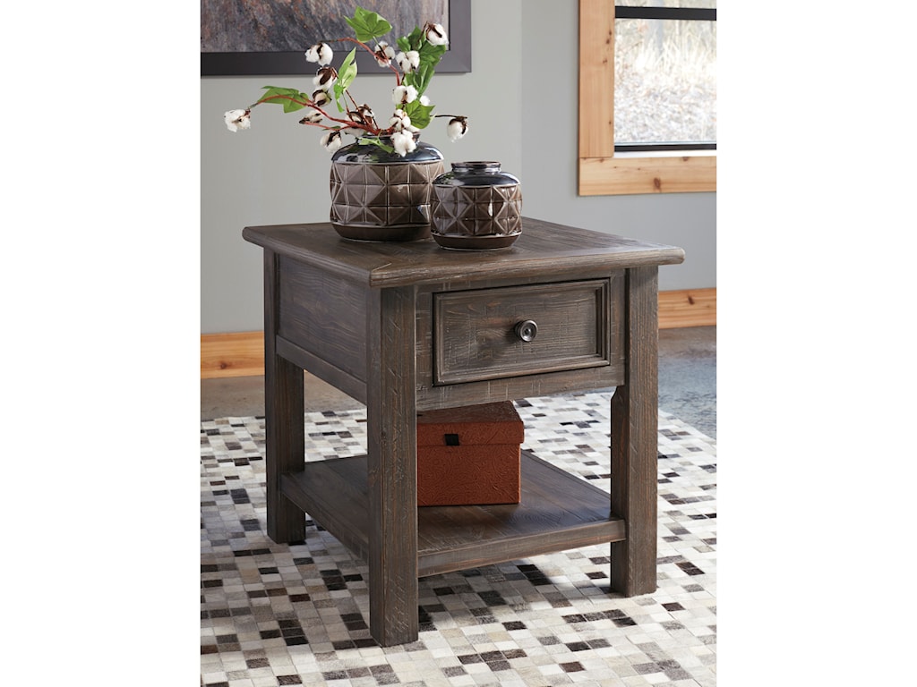 Signature Design by Ashley Wyndahl Rectangular End Table with Drawer ...