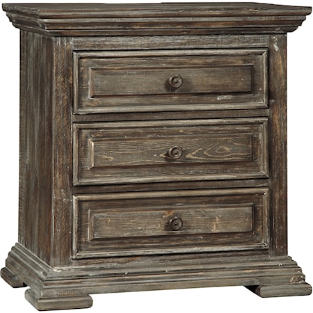 Three Drawer Nightstand