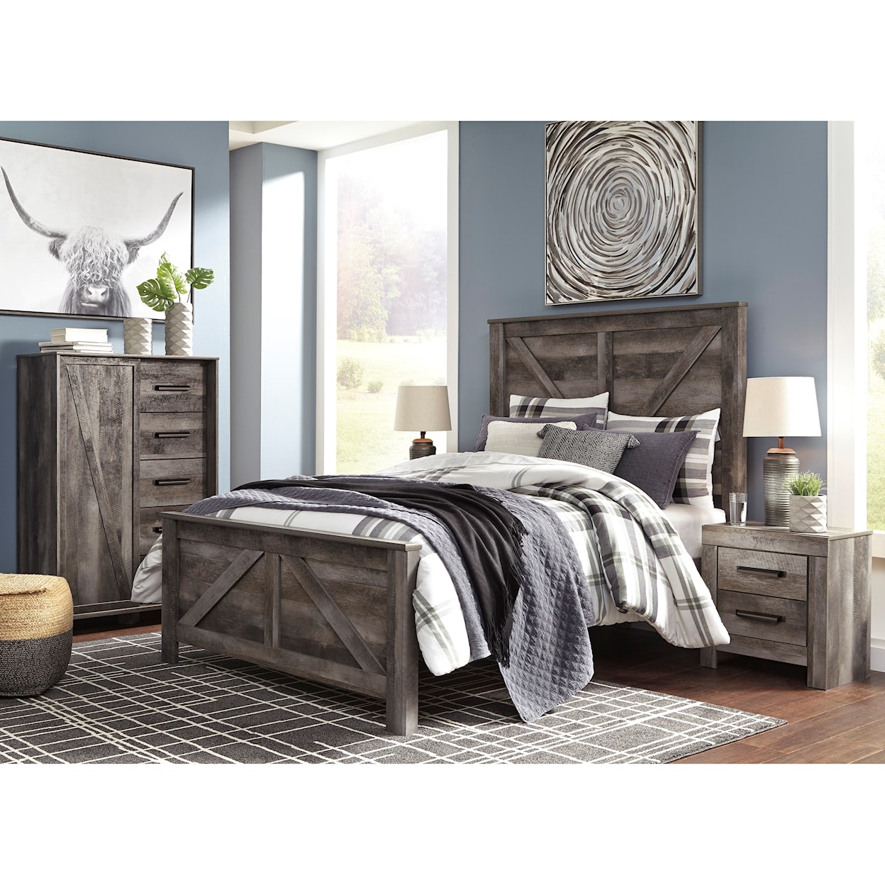 Ashley Signature Design Wynnlow Queen Bedroom Group
