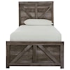 Signature Design Wynnlow Twin Crossbuck Panel Bed