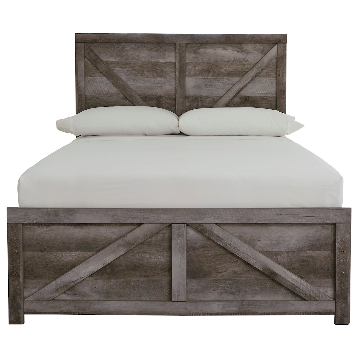 Signature Design Wynnlow Full Crossbuck Panel Bed