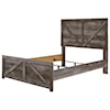 Signature Design by Ashley Furniture Wynnlow Full Crossbuck Panel Bed