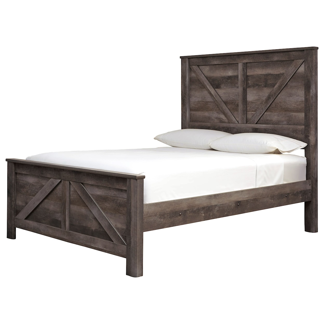 Signature Design by Ashley Wynnlow Queen Crossbuck Panel Bed