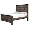 Signature Design by Ashley Furniture Wynnlow Queen Crossbuck Panel Bed