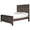 Signature Wilde Queen Crossbuck Panel Bed