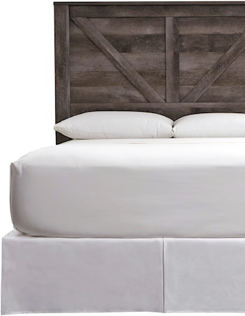 Queen Crossbuck Panel Headboard