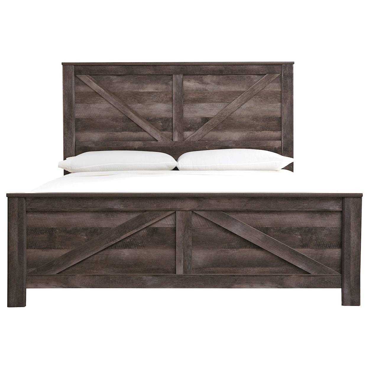 Signature Design by Ashley Wynnlow King Crossbuck Panel Bed