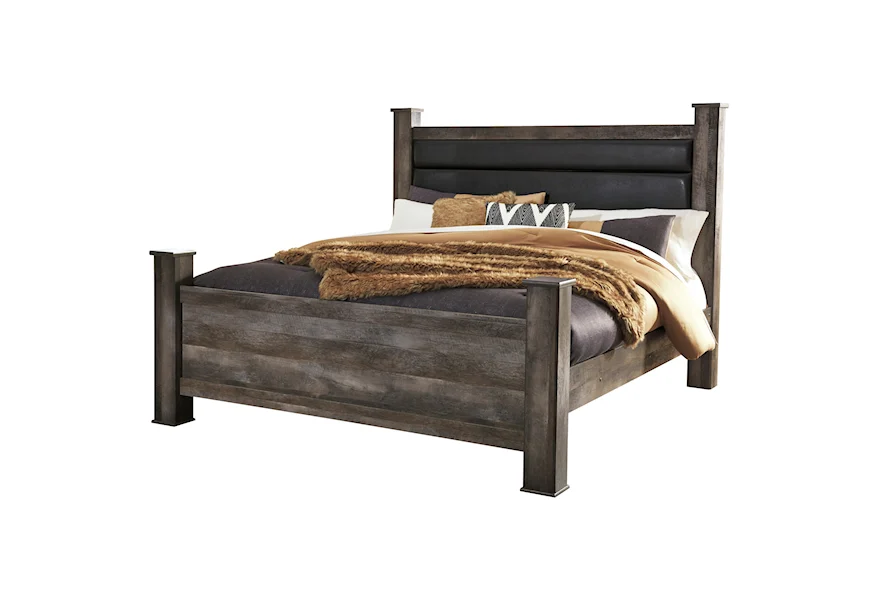 Wynnlow King Poster Bed by Signature Design by Ashley Furniture at Sam's Appliance & Furniture