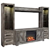 Signature Design by Ashley Furniture Wynnlow Wall Unit with Fireplace