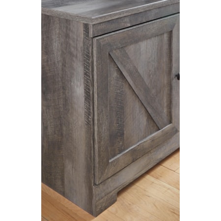 Large TV Stand with Fireplace