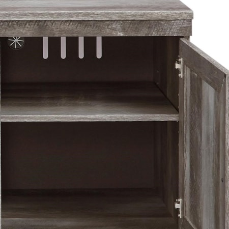 Large TV Stand with Fireplace
