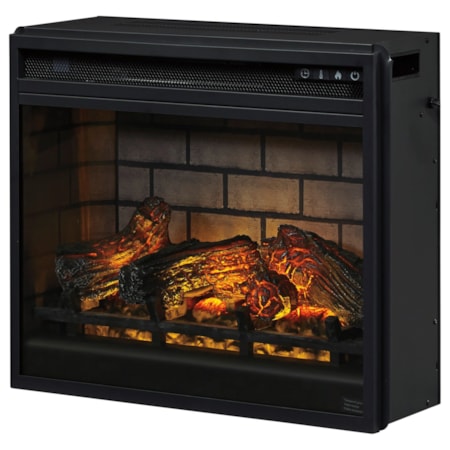 Large TV Stand with Fireplace