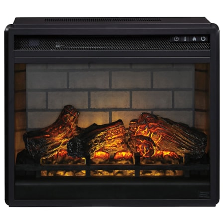 Large TV Stand with Fireplace
