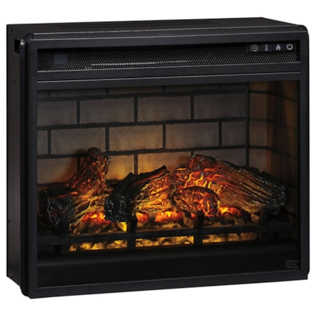Large TV Stand with Fireplace