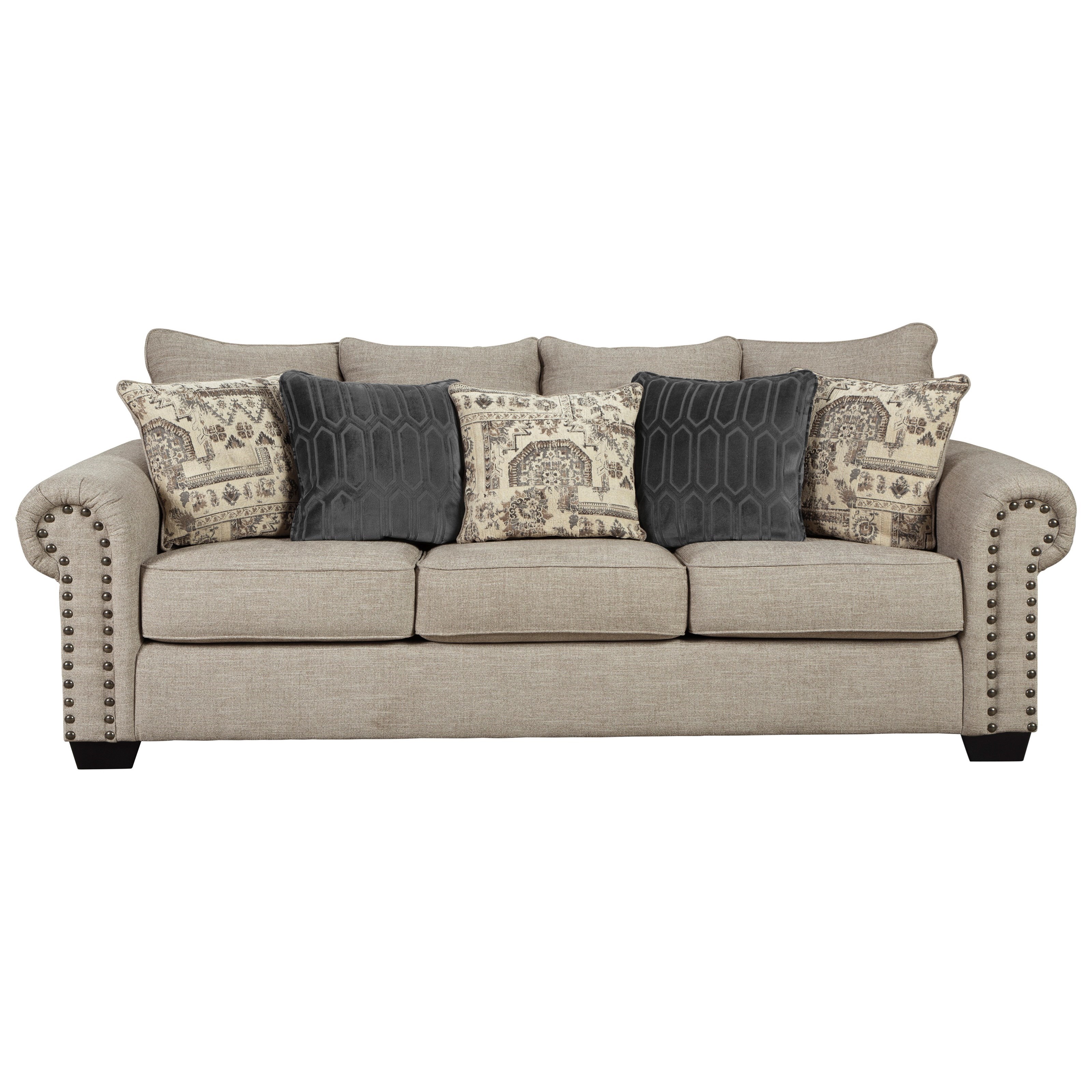 Zarina jute top sofa and loveseat