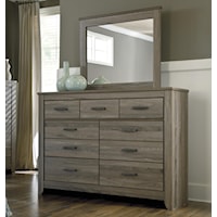 Rustic Tall Dresser & Bedroom Mirror