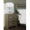 Ashley Furniture Signature Design Zelen 2-Drawer Nightstand