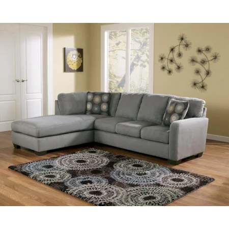 Contemporary Sectional Sofa with Left Arm Facing Chaise