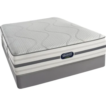 Full Ultimate Plush Hybrid Mattress and Low Profile Foundation