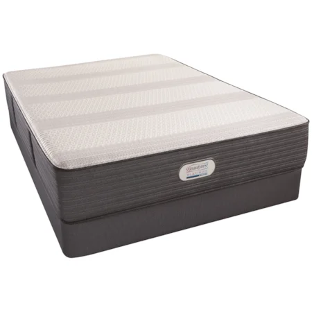 Queen 13" Luxury Firm Hybrid Mattress and Triton Foundation