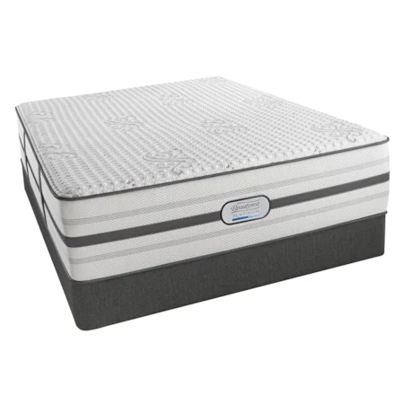 Queen Plush 15" Hybrid Mattress and BR Platinum Low Profile Foundation