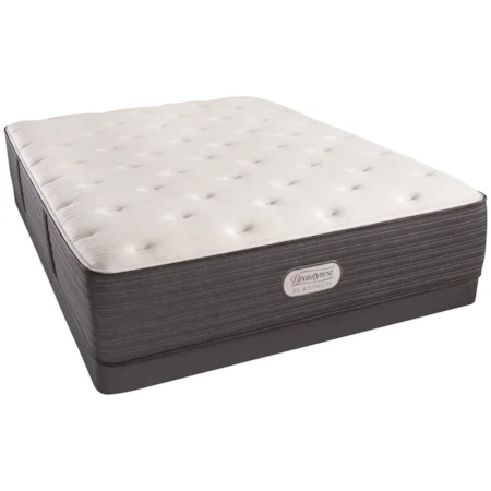 Twin 15" Luxury Firm Pillow Top Mattress and 5" Low Profile Foundation