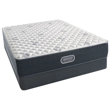 Queen 11" Extra Firm Pocketed Coil Mattress and Triton Foundation