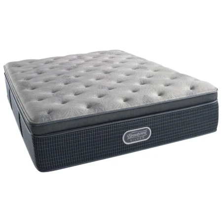 King 15.5" Luxury Firm Summit Pillow Top Pocketed Coil Mattress and Essential Adjustable Base