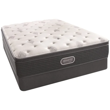 Twin 14" Firm Euro Top Mattress and Triton Foundation