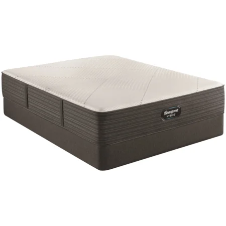 King 13 1/2" Medium Hybrid Mattress and 9" Foundation