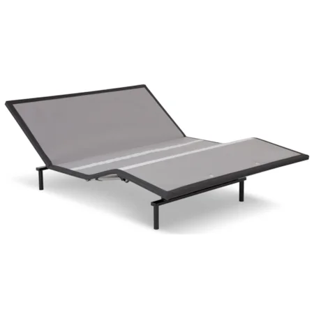 King 13 1/2" Medium Hybrid Mattress and Brio Adjustable Base