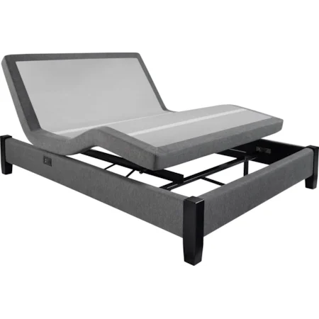King Renew Plus Adjustable Base Grey