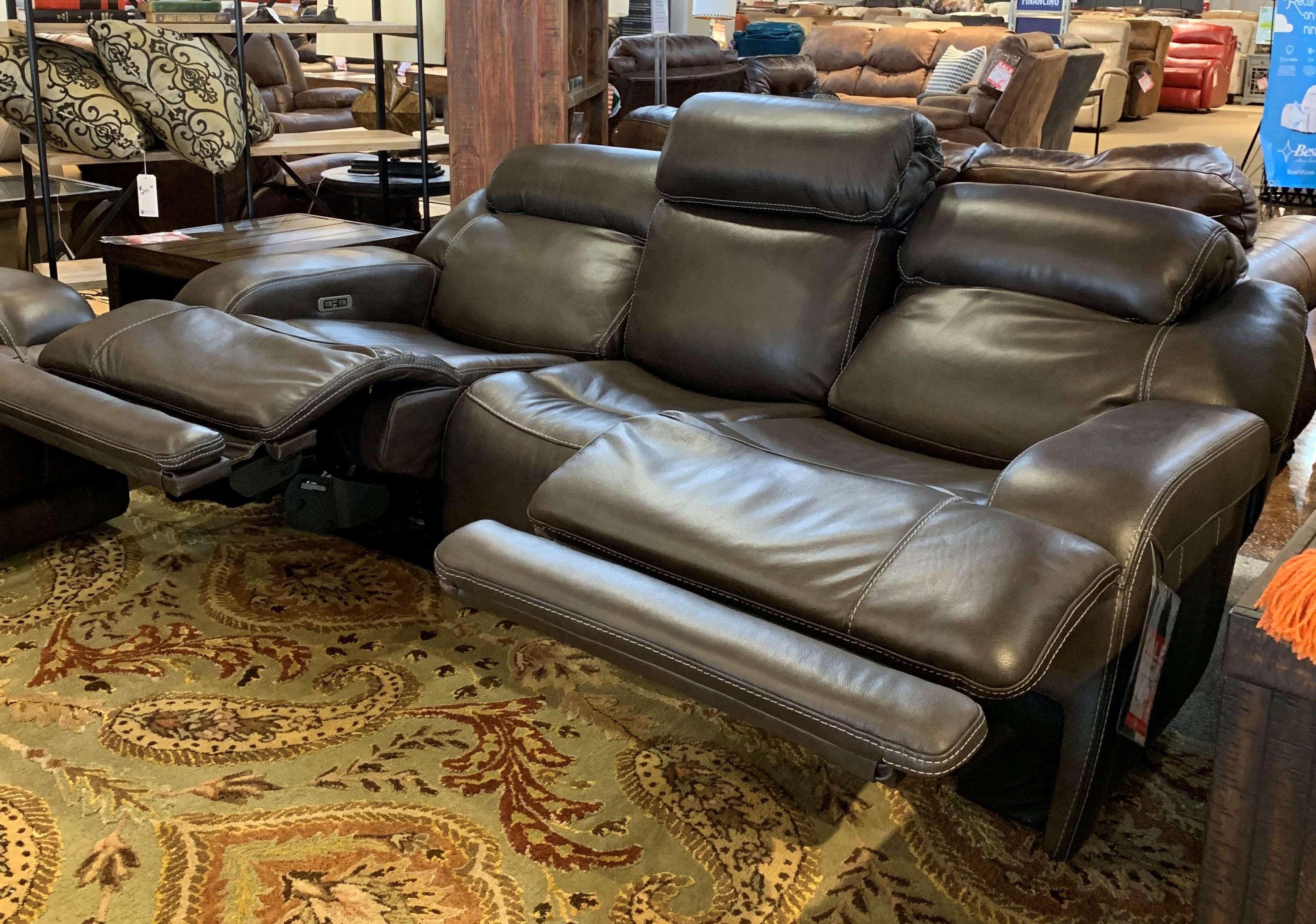 Simon Li Ferrara UM121339 Ferara Reclining Leather Sofa Howell Furniture Reclining Sofas