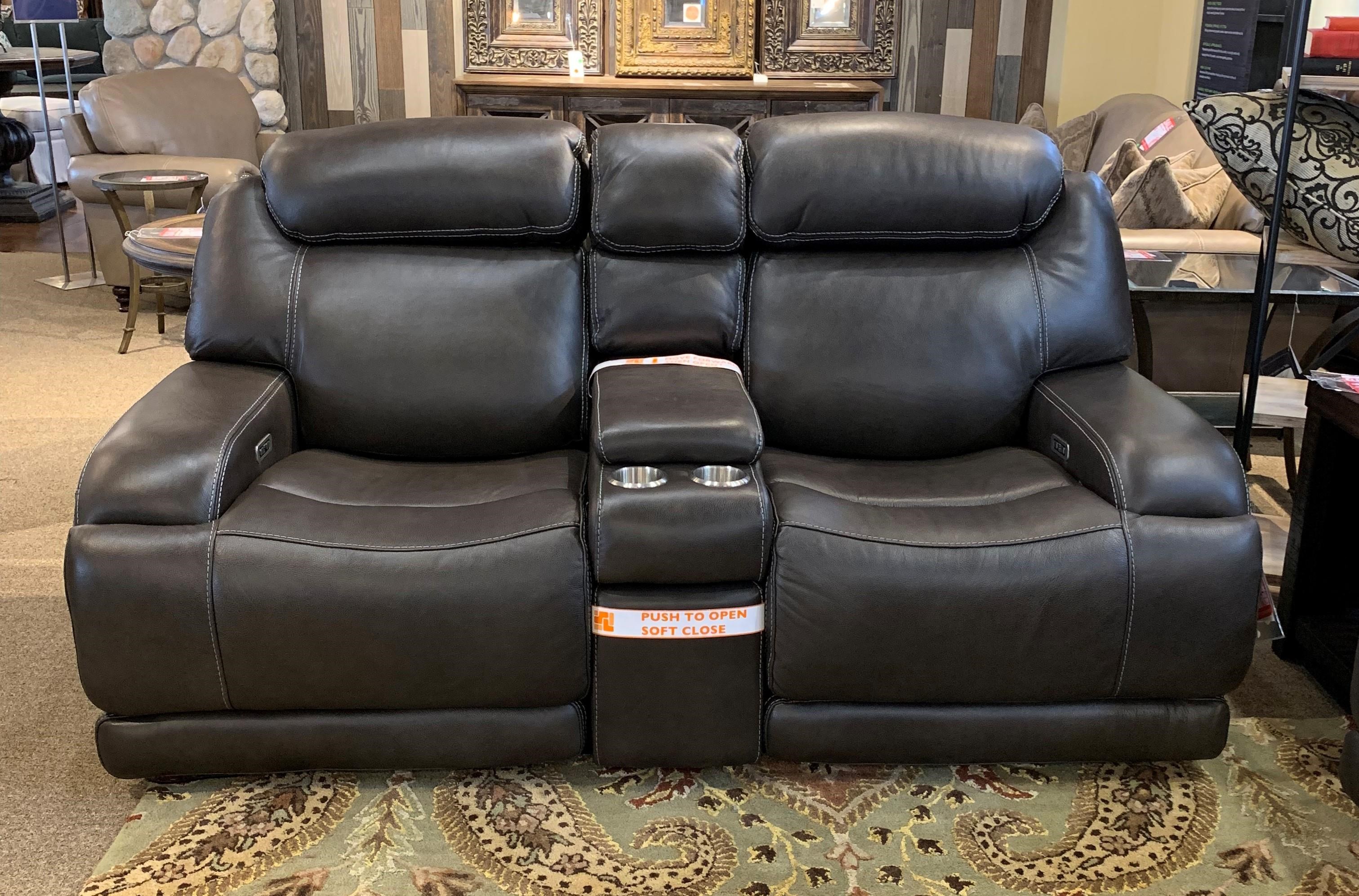 Simon li leather on sale power reclining loveseat