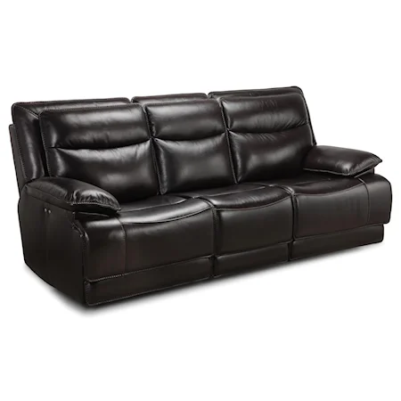 Power Reclining Sofa with Pillow Arms